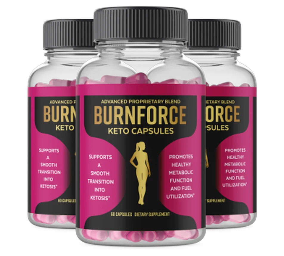 BurnForce Keto Capsules, 60 capsule bottles